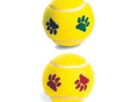 Spot 2.5” Paw Print Tennis Balls 2-pack For Discount