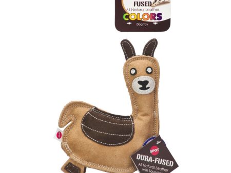 Spot Durafuse Leather Llama Dog Toy Assorted, 1ea 9 in Discount