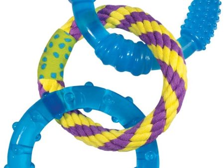 Petstages Orka Dental Links Dog Chew Toy Multi-Color 1ea Hot on Sale