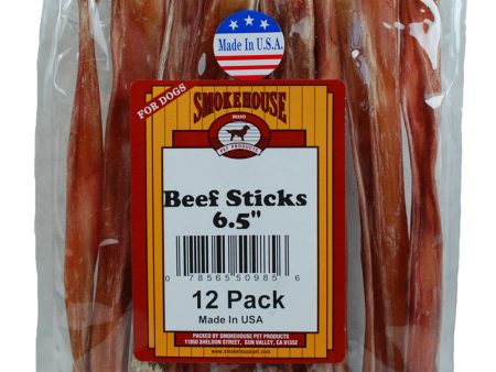 Smokehouse USA Made Beefy Sticks Dog Treats 1ea 6.5 in, 12 pk Online Sale