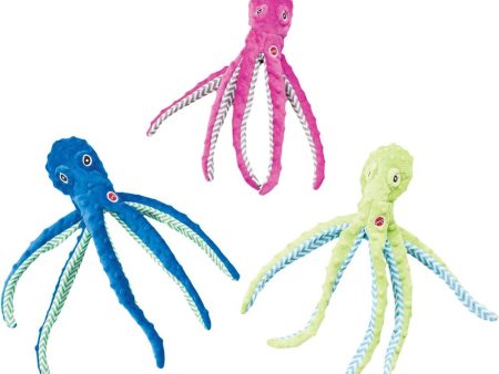 Skinneeez Extreme Dog Toy Octopus Assorted 1ea 16 in Fashion