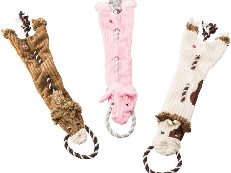 Skinneeez Tugs Dog Toy Barnyard Assorted 1ea 23 in Cheap