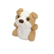 Rascals Latex Dog Toy Bulldog White, Tan 1ea 3 in For Sale