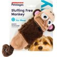 Petstages Stuffing Free Lil  Squeak Dog Toy Monkey 1ea Mini Supply