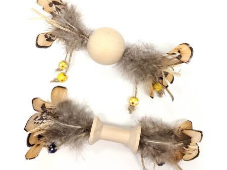 Earth Natural Wood & Feathers Assorted Online Hot Sale