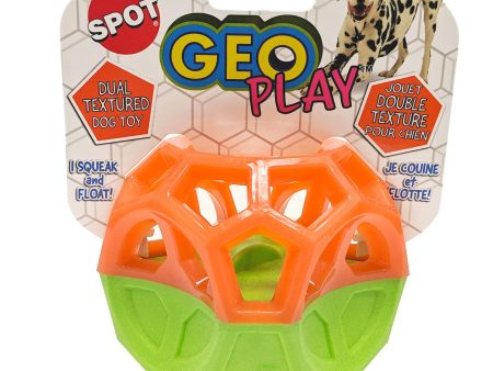 Spot Geo Play Dual Texture Cube Dog Toy Assorted 1ea 3.5 in Sale