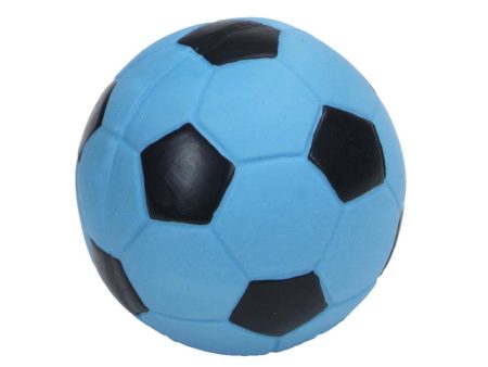 Rascals Latex Dog Toy Soccerball Blue 1ea 3 in Online Sale