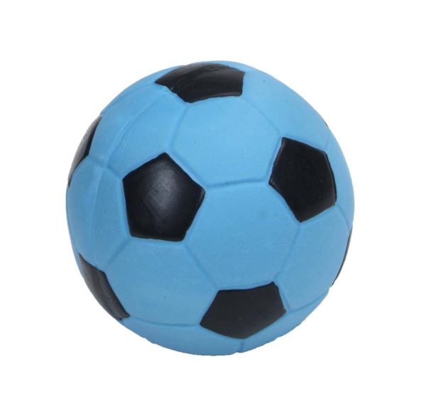 Rascals Latex Dog Toy Soccerball Blue 1ea 3 in Online Sale