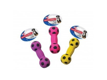 Spot 6” Stuffed Latex Soccer Ball Dumbbell Assorted on Sale