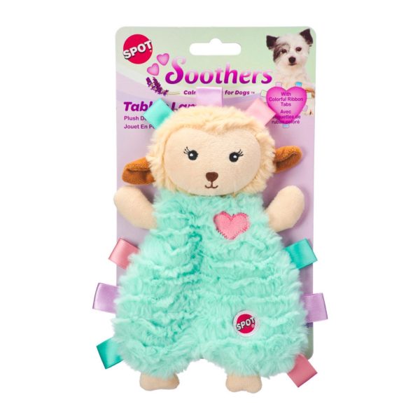 Spot Soothers Tabbie Lambie Dog Toy Assorted, 1ea 12 in Fashion