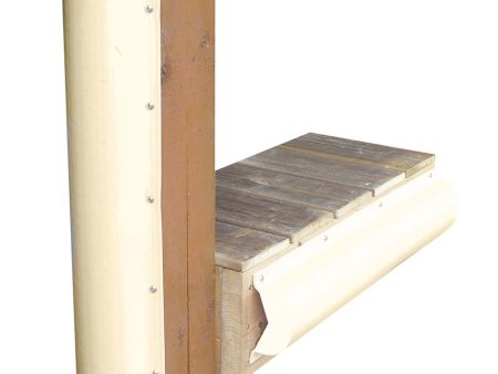 Dock Edge Piling Bumper - One End Capped - 6 - Beige [1020SF] Supply