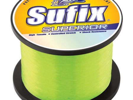 Sufix Superior Hi-Vis Yellow Monofilament - 12lb - 4395 yds [644-112] Fashion