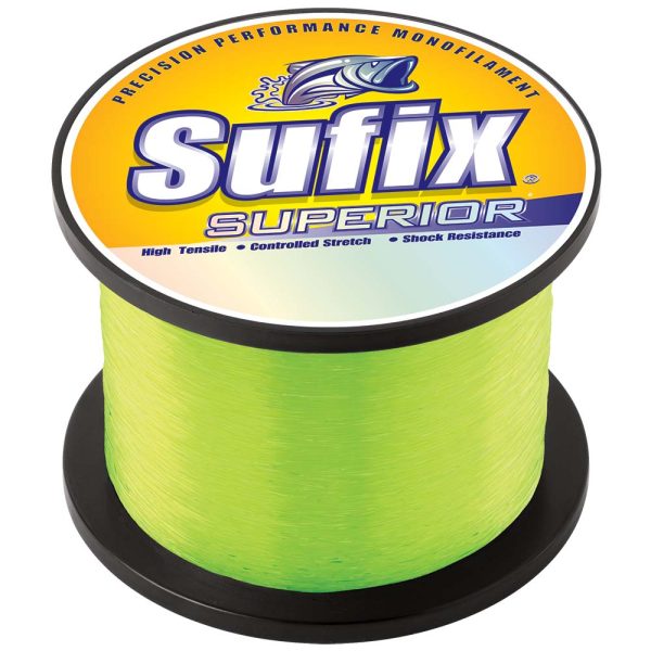 Sufix Superior Hi-Vis Yellow Monofilament - 12lb - 4395 yds [644-112] Fashion