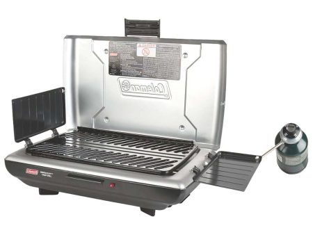 ColemanPerfectFlow Camp Propane Grill+ w Instastart Push-Button [2000038240] Online Hot Sale