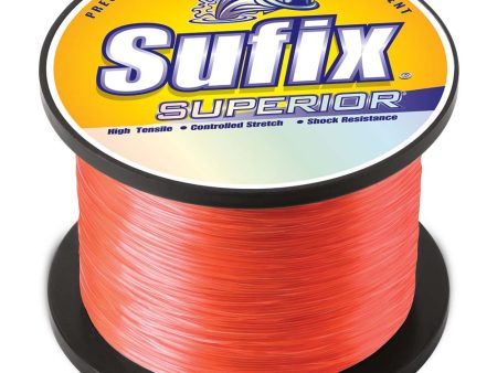 Sufix Superior Neon Fire Monofilament - 12lb - 4395 yds [643-112] Supply