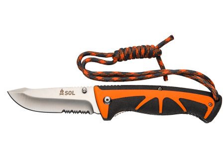 S.O.L. Survive Outdoors Longer Stoke Folding Knife [0140-1022] Discount