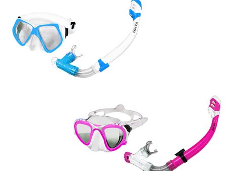 Aqua Leisure Gemini Pro Adult Combo Dive Set Mask  Snorkel *Assorted Colors [DPC17864A2P4] Online Hot Sale