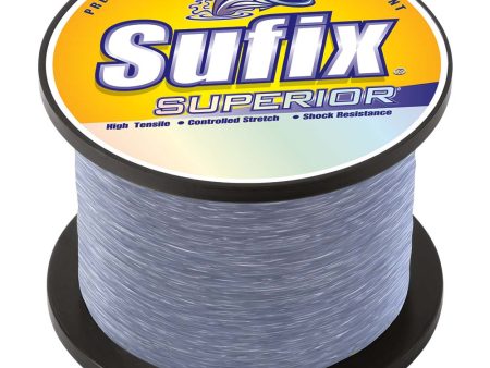 Sufix Superior Smoke Blue Monofilament - 50lb - 1095 yds [646-650] Cheap