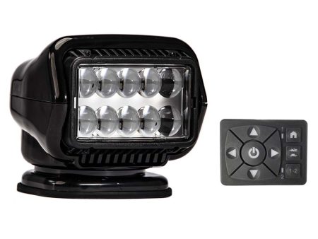 Golight Stryker ST Series Permanent Mount Black 12V LED w Hard Wired Dash Mount Remote [30214ST] Discount