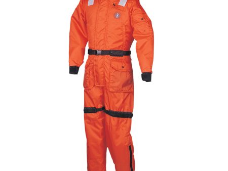 Mustang Deluxe Anti-Exposure Coverall  Work Suit - Orange - Large [MS2175-2-L-206] on Sale