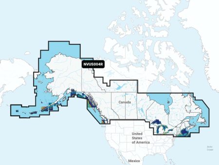 Garmin Navionics Vision+ NVUS004R Canada  Alaska [010-C1288-00] Discount