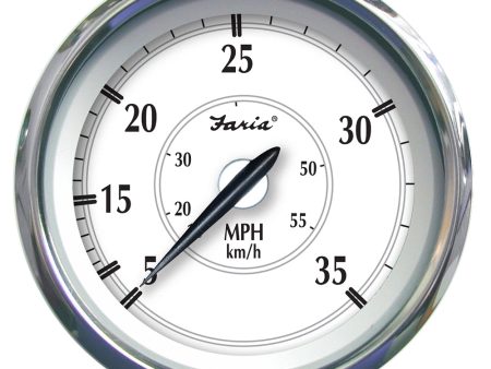 Faria Newport SS 4  Speedometer - 0 to 35 MPH [45008] Sale