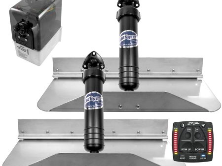 Bennett Marine 18x9 Hydraulic Trim Tab System w One Box Indication [189OBI] Online Sale