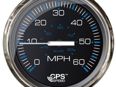 Faria Chesepeake Black 4  Studded Speedometer - 60MPH (GPS) [33749] Fashion