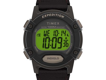 Timex Expedition Cat 5 - Brown Resin Case - Brown Black Band [TW4B24500] Sale