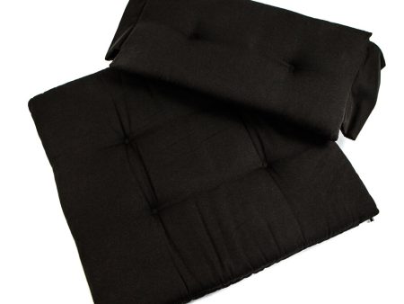 Whitecap Directors Chair II Replacement Seat Cushion Set - Black [87241] Hot on Sale