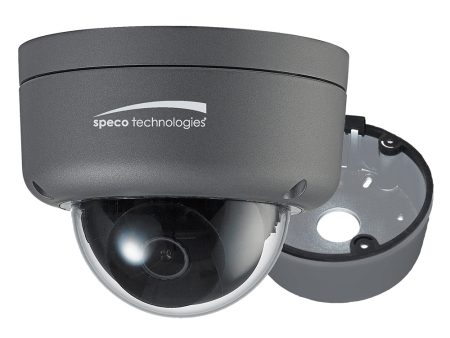 Speco 2MP Ultra Intensifier HD-TVI Dome Camera 3.6mm Lens - Dark Grey Housing w Included Junction Box [HID8] Fashion