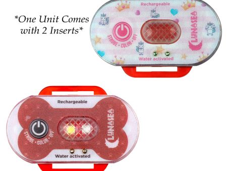 Lunasea Child Pet Safety Water Activated Strobe Light - Red Case [LLB-70RB-E0-00] Online Hot Sale