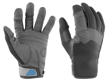 Mustang Traction Closed Finger Gloves - Grey Blue - Medium [MA600302-269-M-267] Online now