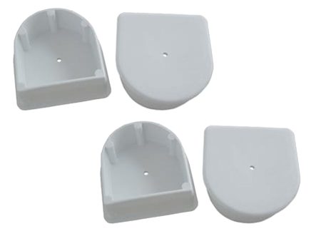 Dock Edge Small End Plug - White *4-Pack [DE1027F] Sale