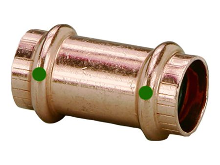 Viega ProPress 3 4  Copper Coupling w o Stop - Double Press Connection - Smart Connect Technology [78177] Supply