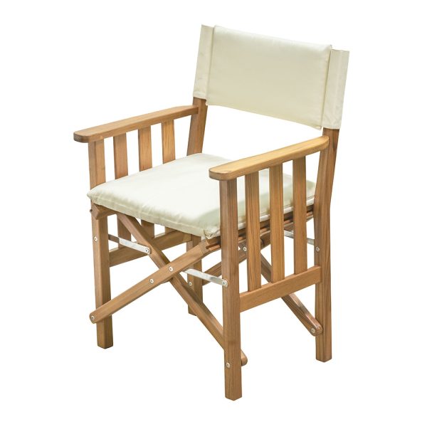 Whitecap Directors Chair II w Cream Cushion - Teak [61053] For Cheap