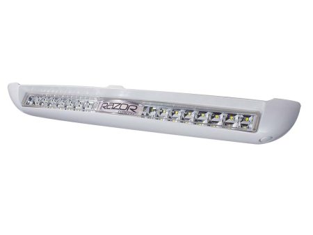 Lumitec Razor Light Bar - Flood - White Housing w Inverted Logo Flush Mount [101590] Online Sale