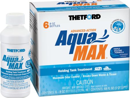 Thetford AquaMax Holding Tank Treatment - 6-Pack - 8oz Liquid - Spring Shower Scent [96634] on Sale