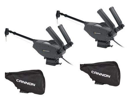 Cannon Optimum 10 BT Electric Downrigger 2-Pack w Black Covers [1902335X2 COVERS] For Discount