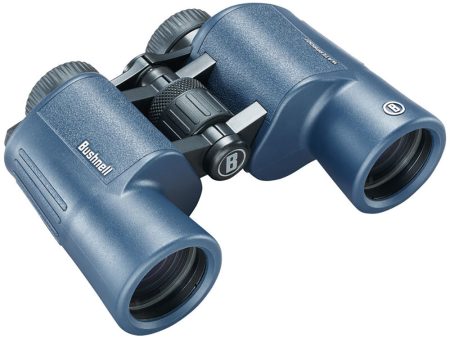 Bushnell 10x42mm H2O Binocular - Dark Blue Porro WP FP Twist Up Eyecups [134211R] Online now