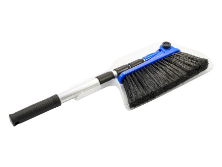 Camco RV Broom  Dustpan - Bilingual [43623] Online Hot Sale