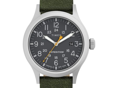 Timex Expedition Scout - Black Dial - Green Strap [TW4B22900JV] Fashion