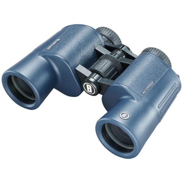 Bushnell 8x42mm H2O Binocular - Dark Blue Porro WP FP Twist Up Eyecups [134218R] For Cheap