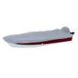 Carver Poly-Flex II Styled-to-Fit Boat Cover f 15.5 V-Hull Side Console Fishing Boats - Grey [72215F-10] Online now