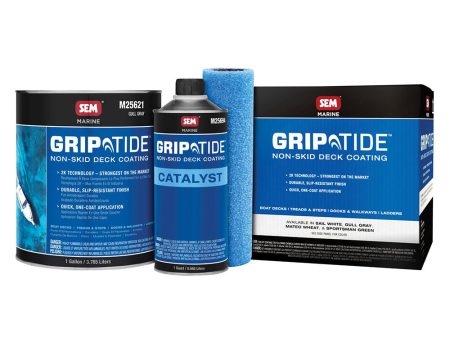 SEM GripTide Non-Skid Deck Coating Kit - Gull Gray [M25620] For Discount