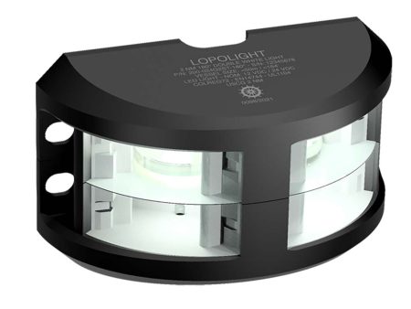 Lopolight Series 200-024 - Double Stacked Navigation Light - 2NM - Vertical Mount - White - Black Housing [200-024G2ST-B] Online Hot Sale