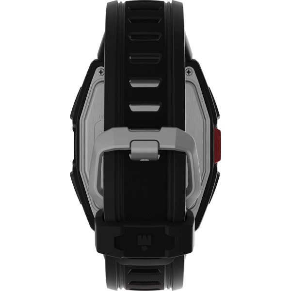 Timex IRONMAN T300 Silicone Strap Watch - Black Red [TW5M47500] Discount