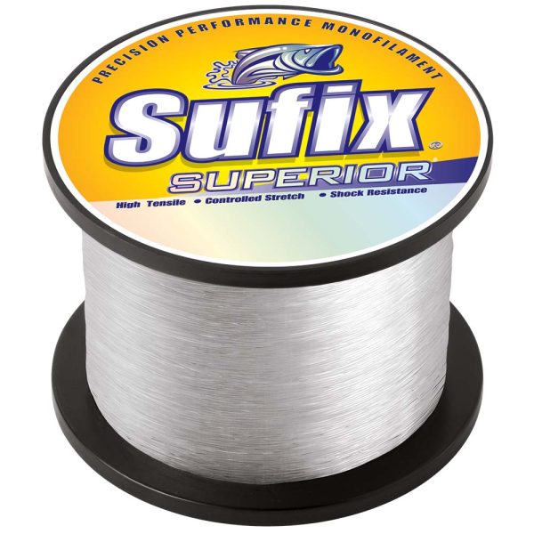 Sufix Superior Clear Monofilament - 12lb - 4395 yds [645-112] Supply