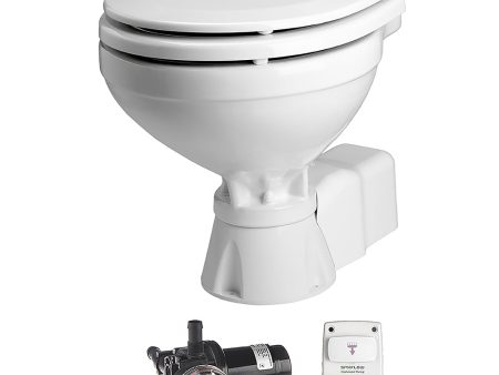 Johnson Pump AquaT Toilet Silent Electric Compact - 12V w Pump [80-47231-01] Discount