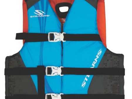 Stearns Antimicrobial Nylon Vest Life Jacket - 30-50lbs - Blue [2000036885] Online Sale